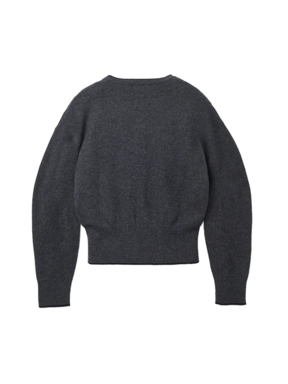 Volume Sleeve Cardigan_Graphite