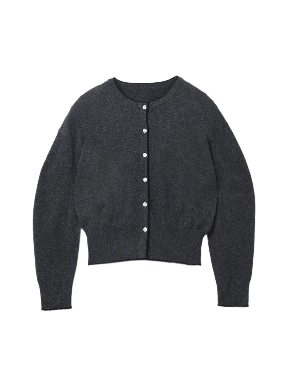 Volume Sleeve Cardigan_Graphite
