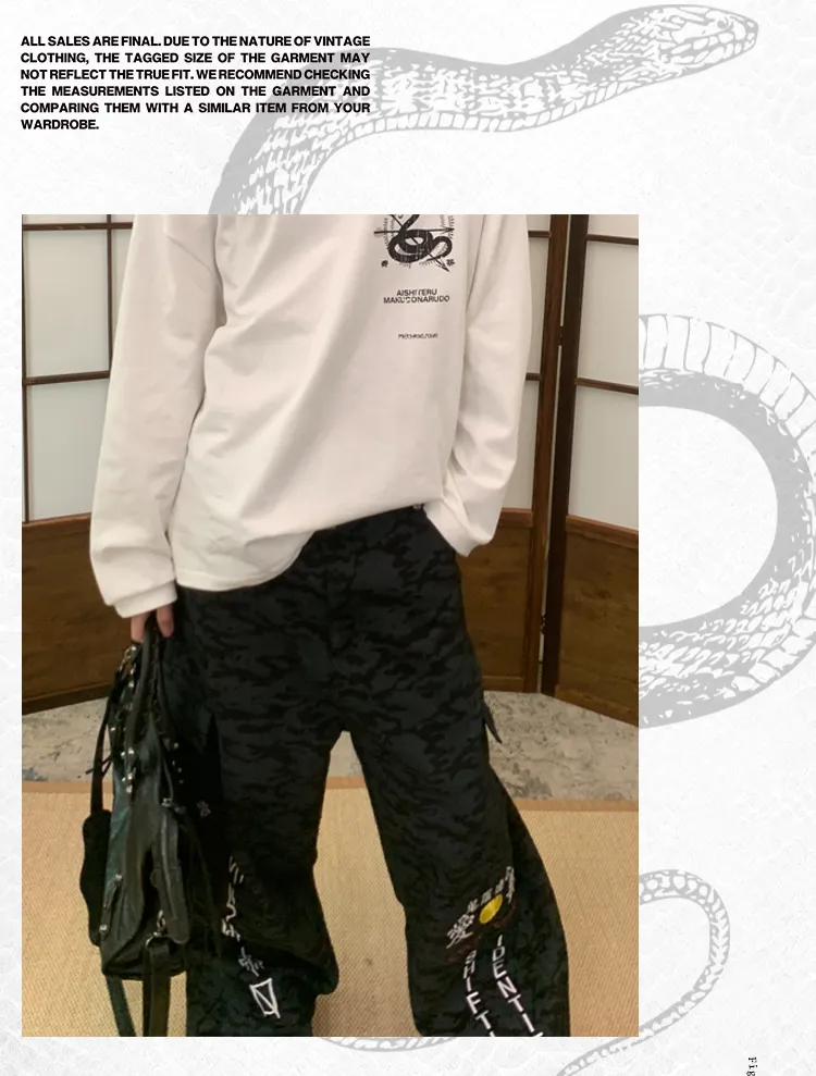 Wide Leg Street Casual Pants