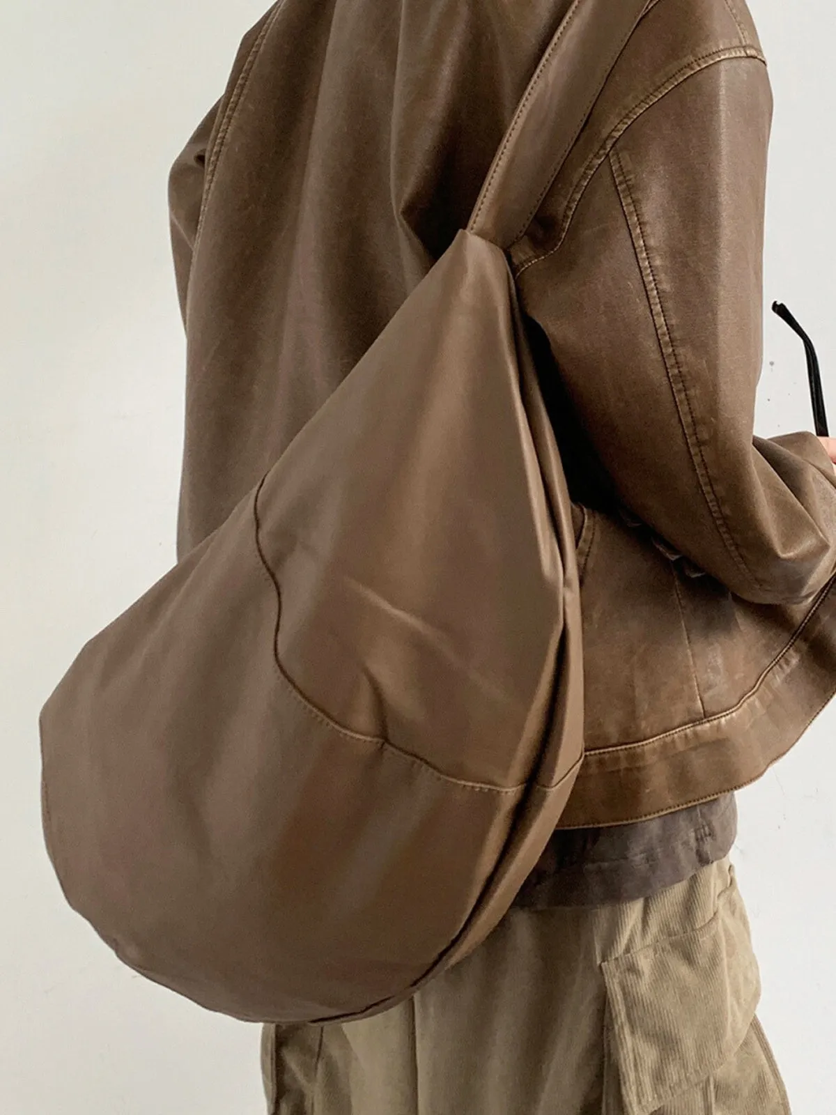 WLS Retro Crossbody Leather Bag