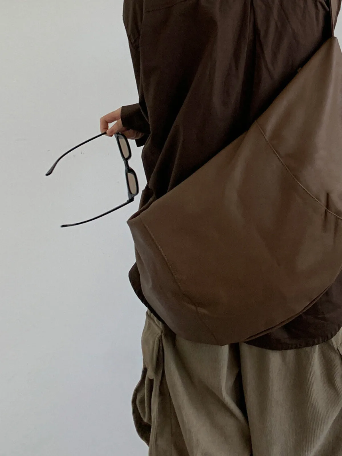 WLS Retro Crossbody Leather Bag