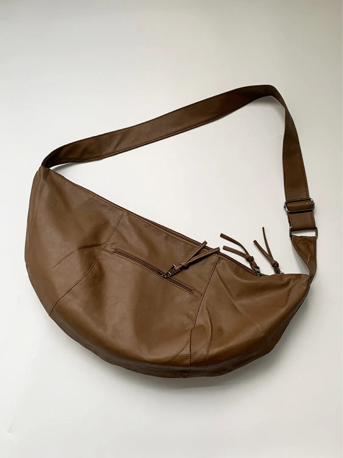 WLS Retro Crossbody Leather Bag