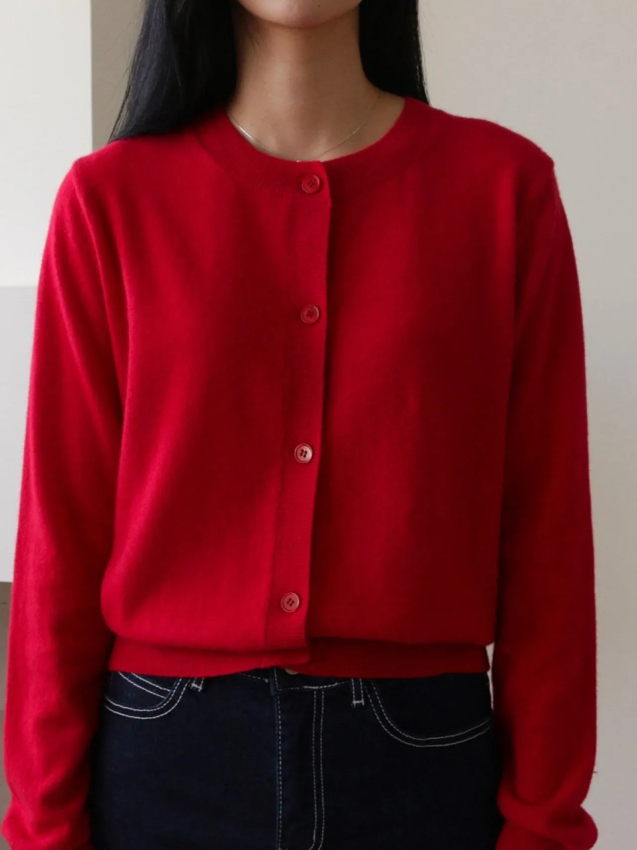 WOOL CASHMERE CARDIGAN