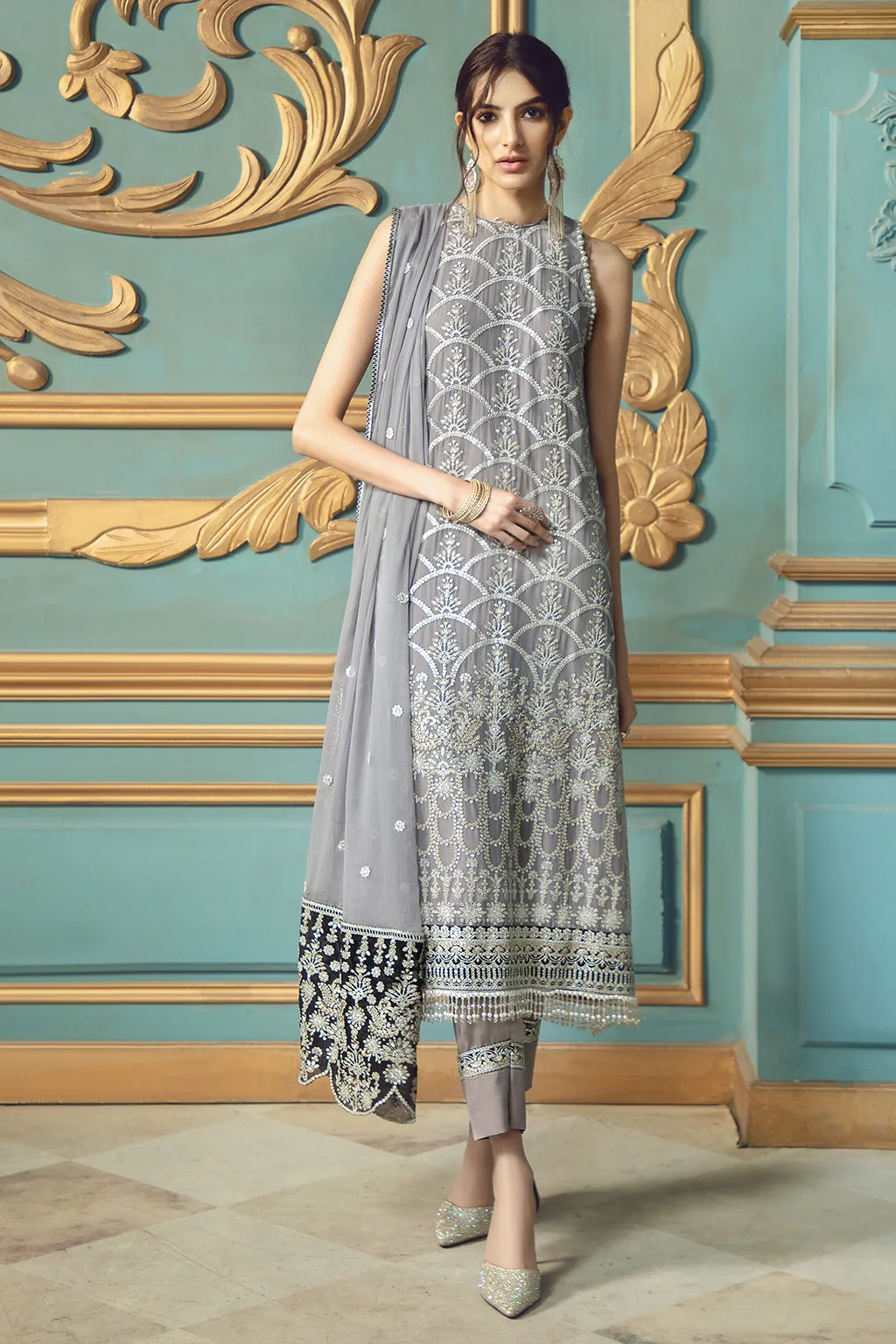 Zarif Rangrez Festive Chiffon Collection 2022 – Esme