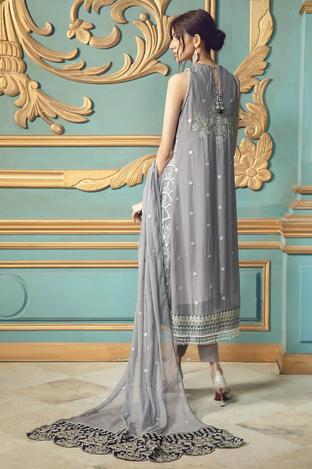 Zarif Rangrez Festive Chiffon Collection 2022 – Esme