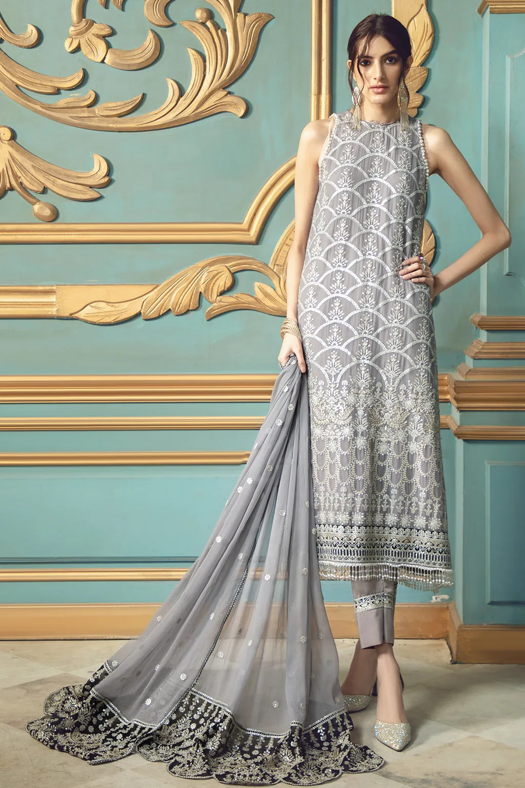 Zarif Rangrez Festive Chiffon Collection 2022 – Esme